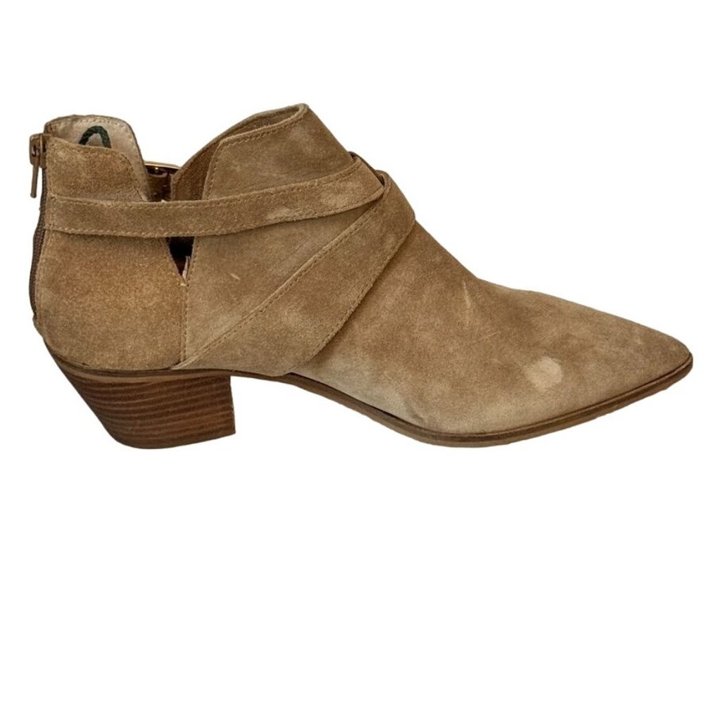 Sole Society Low Ankle Boot US 9.5M, EU 41 Beige Suede - Picture 9 of 13